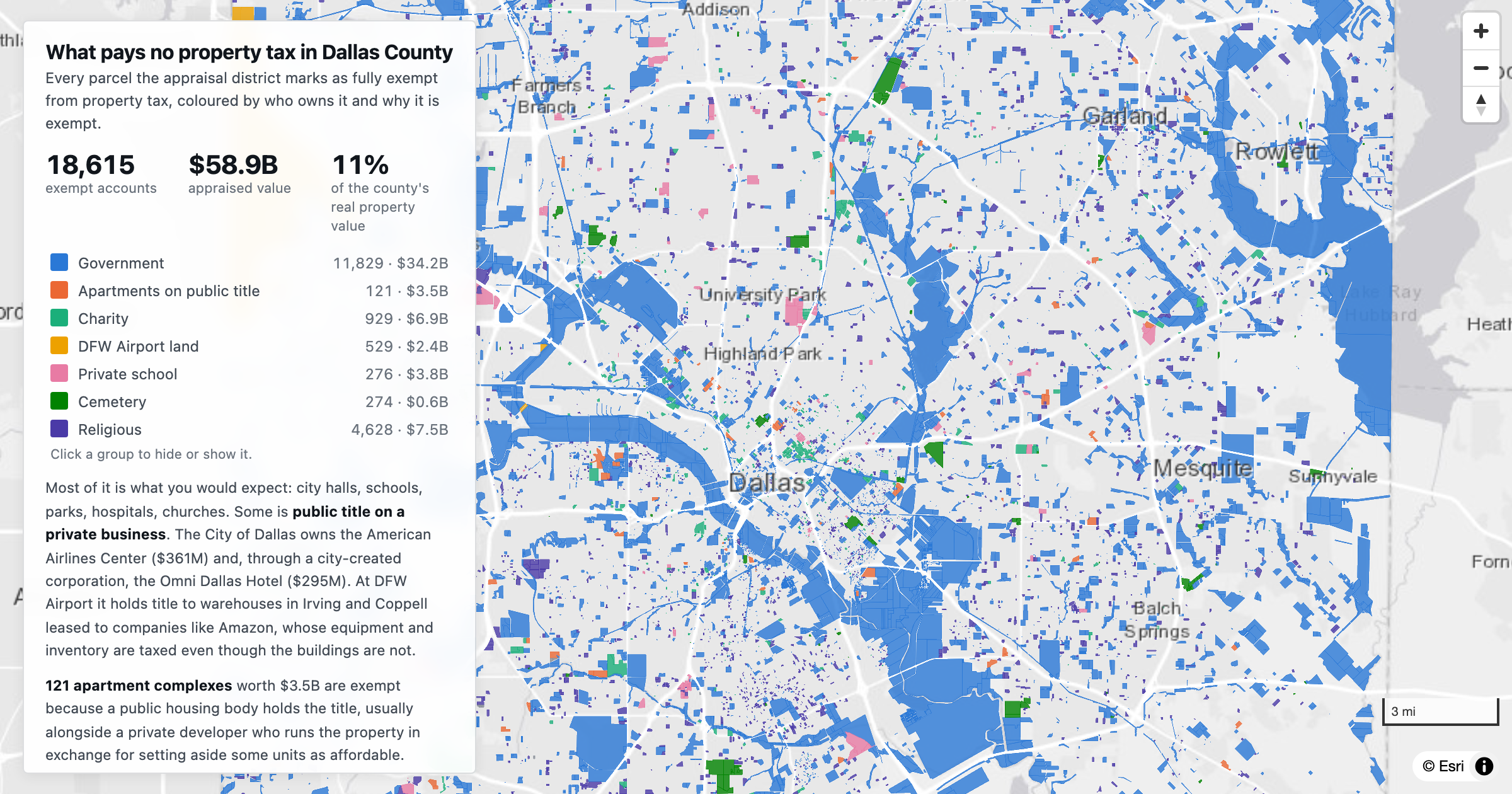 Preview of What pays no property tax in Dallas County
