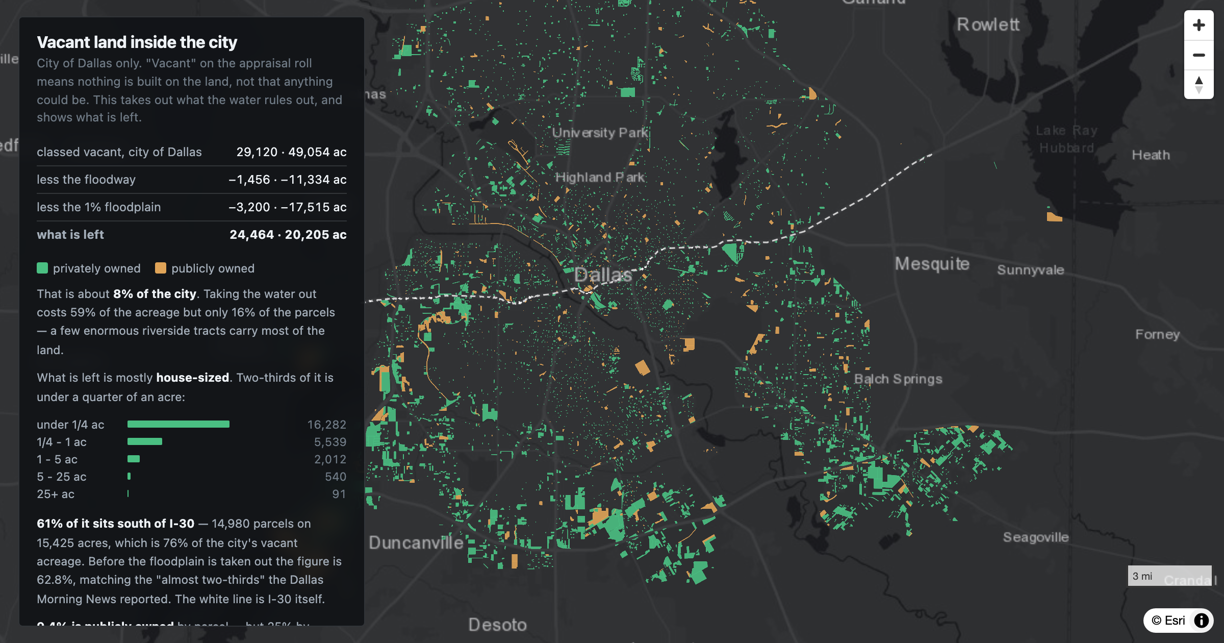 Preview of Vacant land inside the city of Dallas