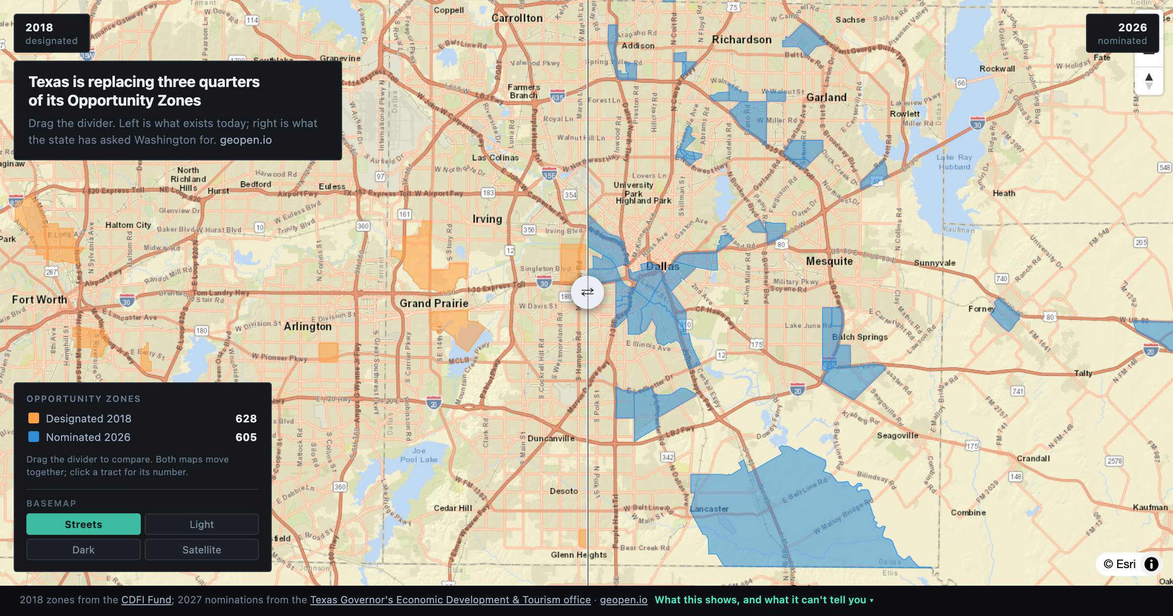 Preview of Texas is replacing three quarters of its Opportunity Zones