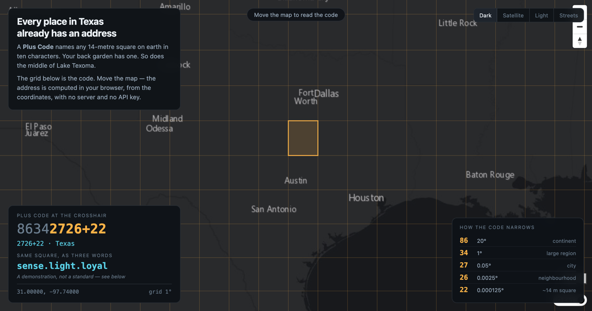 Preview of Every place in Texas already has an address